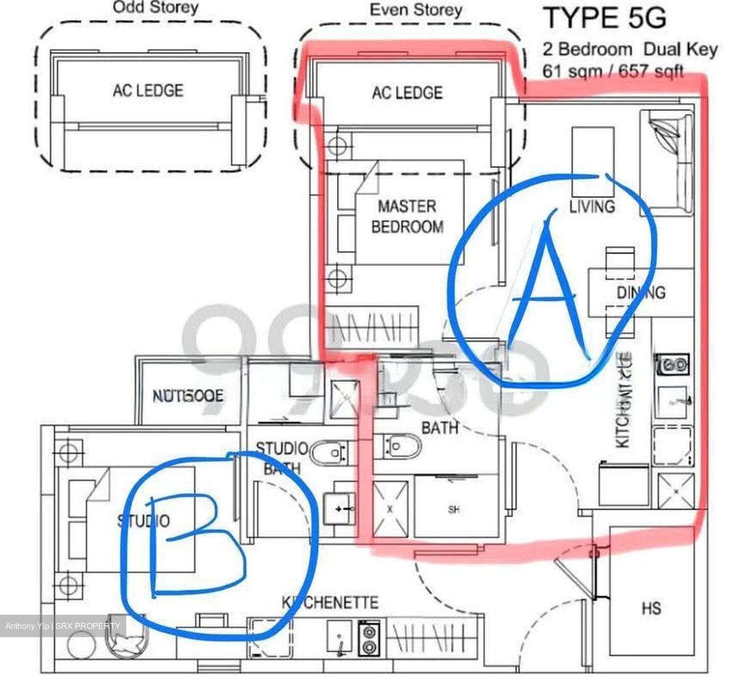 The Hillford (D21), Apartment #620786801